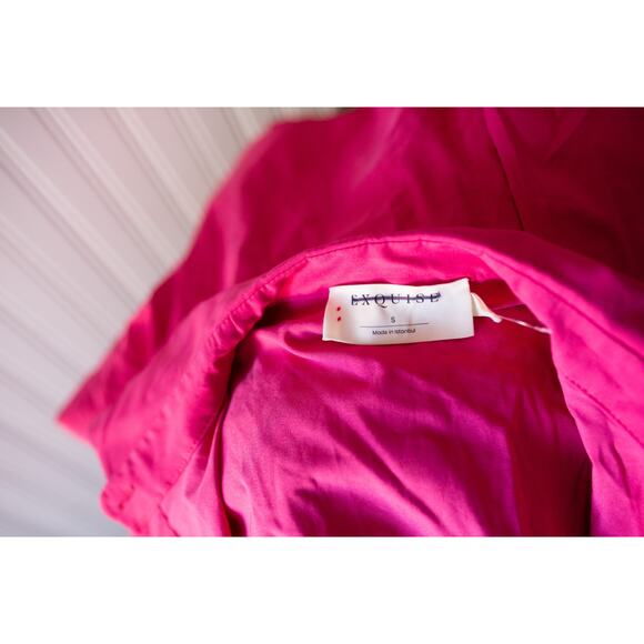 Anthropologie Tobie Button-Front Pleated Shirt Dress Mini Edition Small - Picture 4 of 4